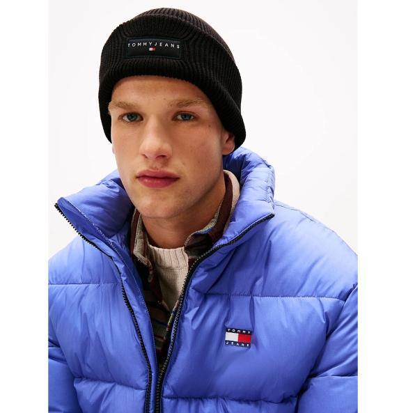 Σκουφάκι TOMMY HILFIGER TH TH Linear Beanie 13666 Μαύρο