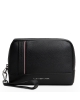 Τσαντάκι Χειρός TOMMY HILFIGER Signature Tape Pouch 13790 Μαύρο