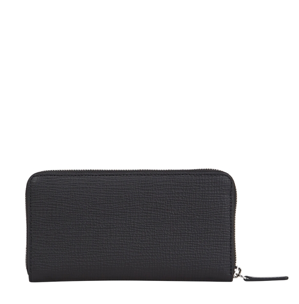 Πορτοφόλι TOMMY HILFIGER TH Flag Zip Around Wallet 13805 Μαύρο