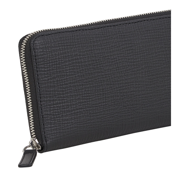 Πορτοφόλι TOMMY HILFIGER TH Flag Zip Around Wallet 13805 Μαύρο