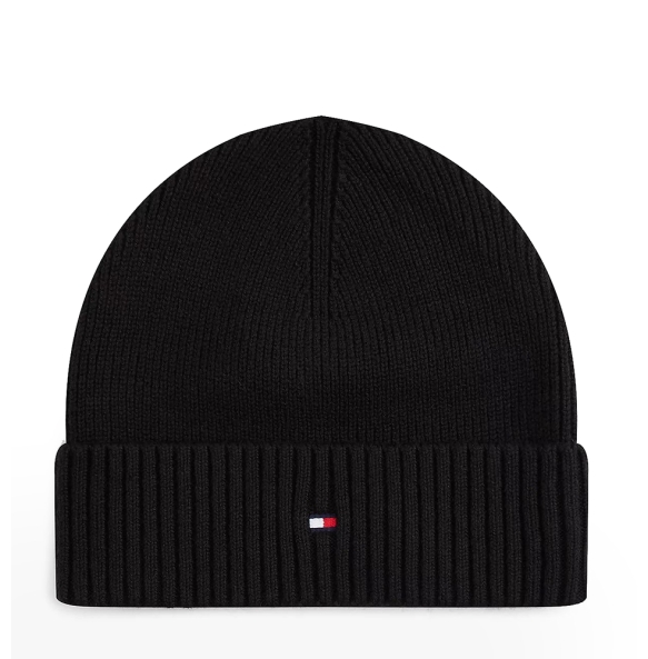 Σετ Σκούφος και Γάντια TOMMY HILFIGER TH Flag 13806 Μαύρο Σετ Σκούφος και Γάντια TOMMY HILFIGER TH Flag 13806 Μαύρο