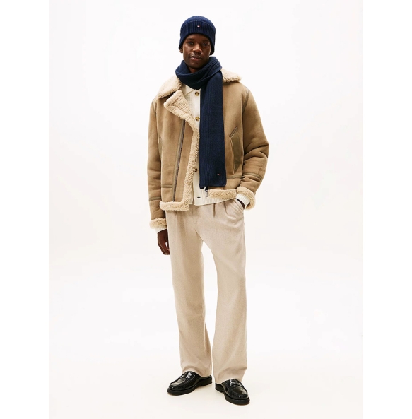 Σετ Σκούφος και Κασκόλ TOMMY HILFIGER TH Flag 13807 Μπλε