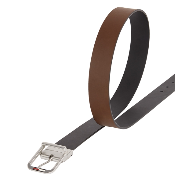 Ζώνη TOMMY HILFIGER 13820 Austin Rev 3.5 Καφέ/Μαύρο (Διπλής Όψεως)