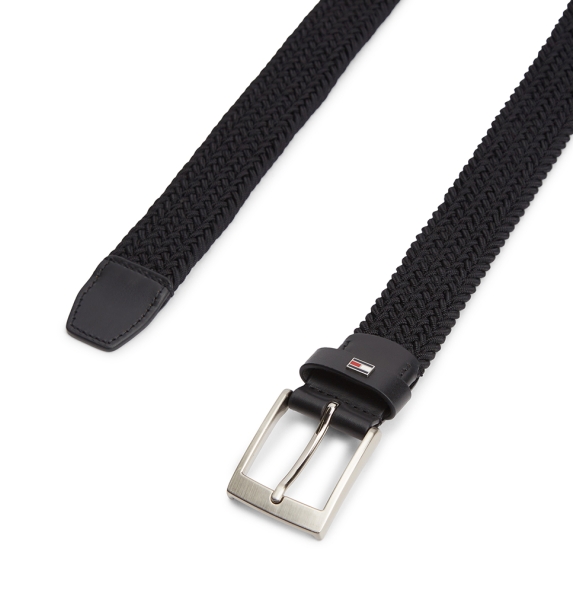 Ζώνη TOMMY HILFIGER Adan Elastic  3.5 13824 Μαύρο