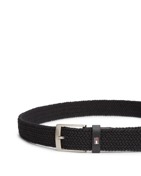 Ζώνη TOMMY HILFIGER Adan Elastic  3.5 13824 Μαύρο