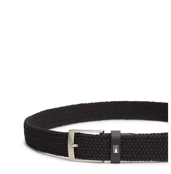 Ζώνη TOMMY HILFIGER Adan Elastic  3.5 13824 Μαύρο