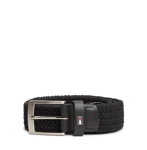 Ζώνη TOMMY HILFIGER Adan Elastic  3.5 13824 Μαύρο
