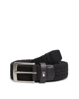 Ζώνη TOMMY HILFIGER Adan Elastic  3.5 13824 Μαύρο