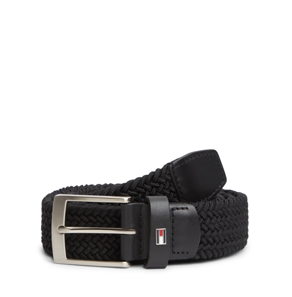 Ζώνη TOMMY HILFIGER Adan Elastic  3.5 13824 Μαύρο