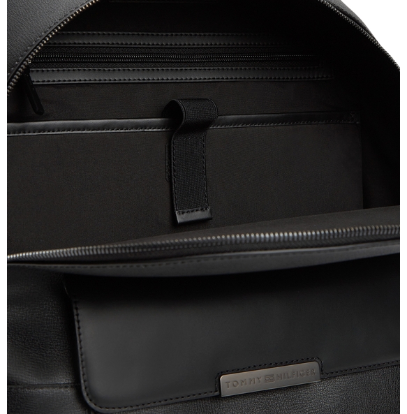 Δερμάτινο σακίδιο TOMMY HILFIGER TH Business Leather 13981 Μαύρο Δερμάτινο σακίδιο TOMMY HILFIGER TH Business Leather 13981 Μαύρο