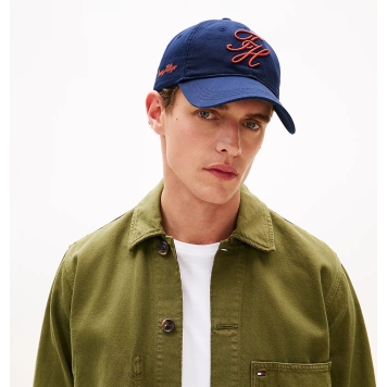 Kαπέλο TOMMY HILFIGER TH Script Soft 6 Panel Cap 14120 Μπλε