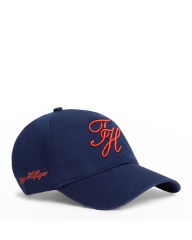 Kαπέλο TOMMY HILFIGER TH Script Soft 6 Panel Cap 14120 Μπλε