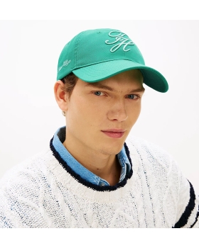 Kαπέλο TOMMY HILFIGER TH Script Soft 6 Panel Cap 14120 Πράσινο