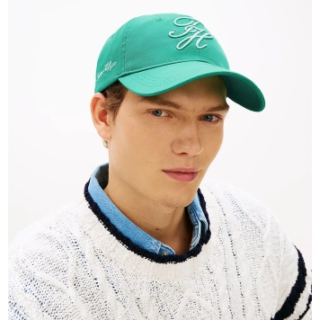 Kαπέλο TOMMY HILFIGER TH Script Soft 6 Panel Cap 14120 Πράσινο