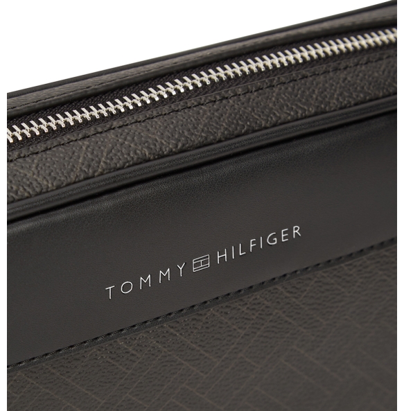 Νεσεσέρ Tommy Hilfiger TH Flag Monogram Pouch 14146 Μαύρο