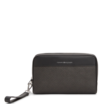 Νεσεσέρ Tommy Hilfiger TH Flag Monogram Pouch 14146 Μαύρο