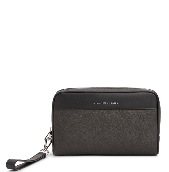 Νεσεσέρ Tommy Hilfiger TH Flag Monogram Pouch 14146 Μαύρο