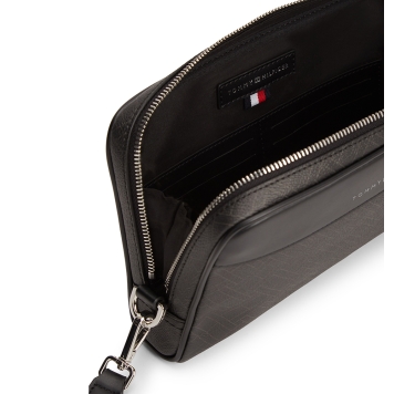 Νεσεσέρ Tommy Hilfiger TH Flag Monogram Pouch 14146 Μαύρο