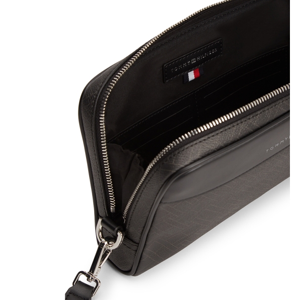 Νεσεσέρ Tommy Hilfiger TH Flag Monogram Pouch 14146 Μαύρο