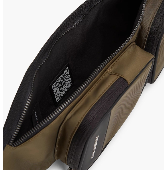 Τσάντα TOMMY HILFIGER REPREVE SLINGPACK AM0AM14151 Χακί