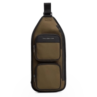 Τσάντα TOMMY HILFIGER REPREVE SLINGPACK AM0AM14151 Χακί