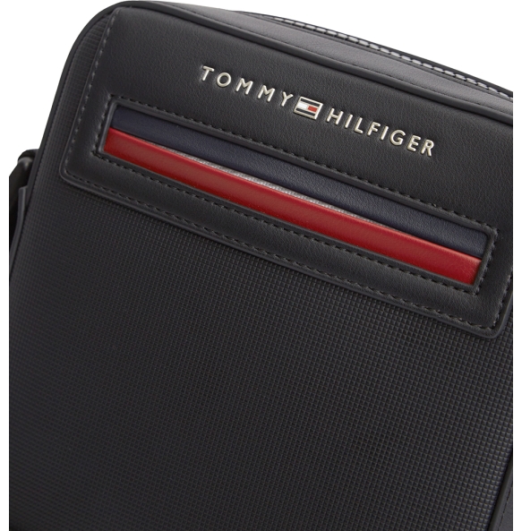 Τσαντάκι TOMMY HILFIGER TH Foundaiton Mini Reporter 14156 Μαύρο