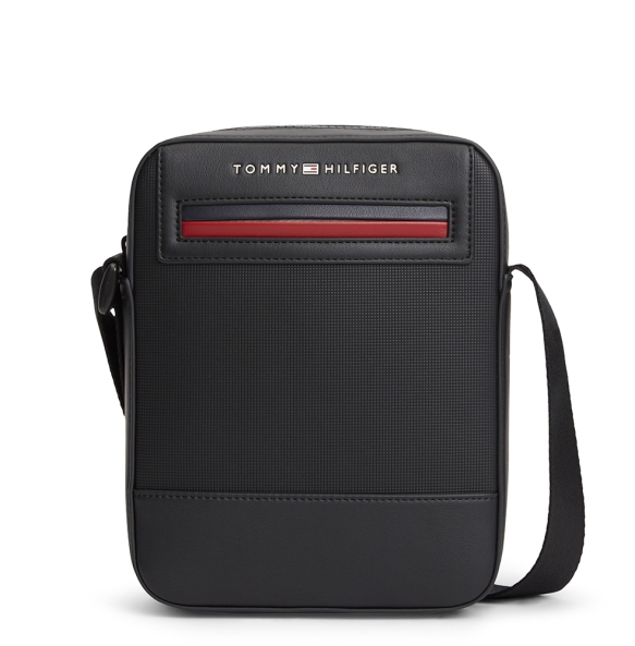 Τσαντάκι TOMMY HILFIGER TH Foundaiton Mini Reporter 14156 Μαύρο