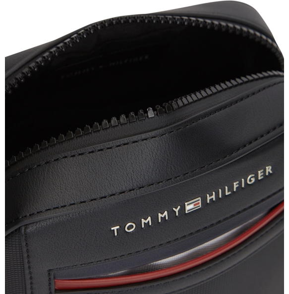 Τσαντάκι TOMMY HILFIGER TH Foundaiton Mini Reporter 14156 Μαύρο