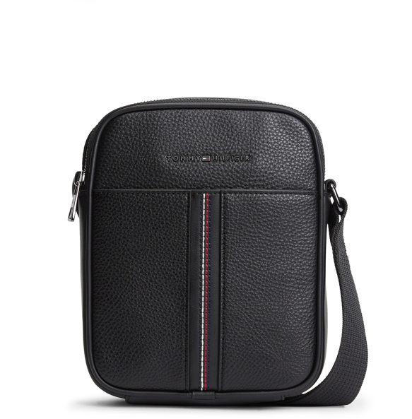 Τσαντάκι TOMMY HILFIGER TH Central Mini Reporter 14168 Μαύρο