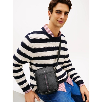 Τσαντάκι TOMMY HILFIGER TH Central Mini Reporter 14168 Μαύρο