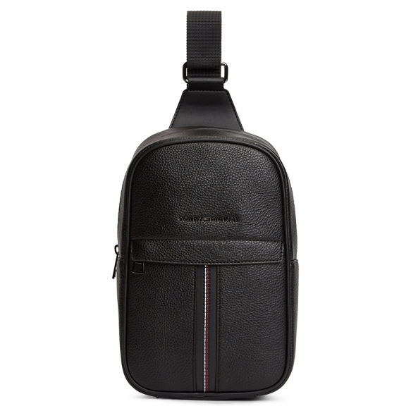 Τσάντα TOMMY HILFIGER TH Central Sling Bag 14170 Μαύρο Τσάντα TOMMY HILFIGER TH Central Sling Bag 14170 Μαύρο