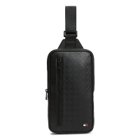 Τσάντα TOMMY HILFIGER TH Embossed Flag Sling Bag 14191 Μαύρο