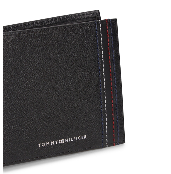 TOMMY HILFIGER TH Central CC Flap and Coin 14229 Μαύρο