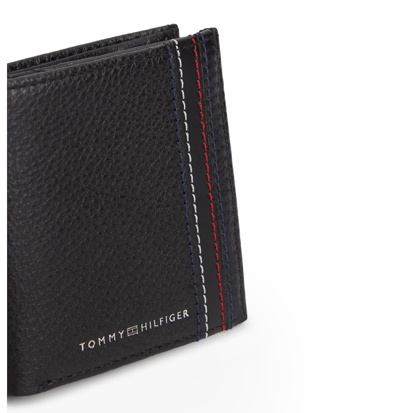 TOMMY HILFIGER TH Central Bifold  14230 Μαύρο
