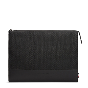 Θήκη Laptop TOMMY HILFIGER TH ΅Woven Sleeve 14303 Μαύρο