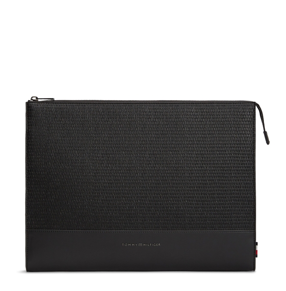 Θήκη Laptop TOMMY HILFIGER TH ΅Woven Sleeve 14303 Μαύρο Θήκη Laptop TOMMY HILFIGER TH ΅Woven Sleeve 14303 Μαύρο