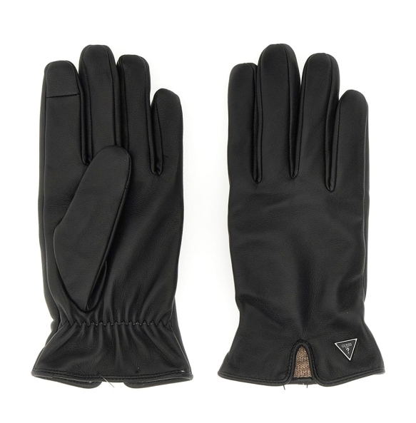 Γάντια GUESS Mito Leather Gloves AM9449LEA02 Μαύρο