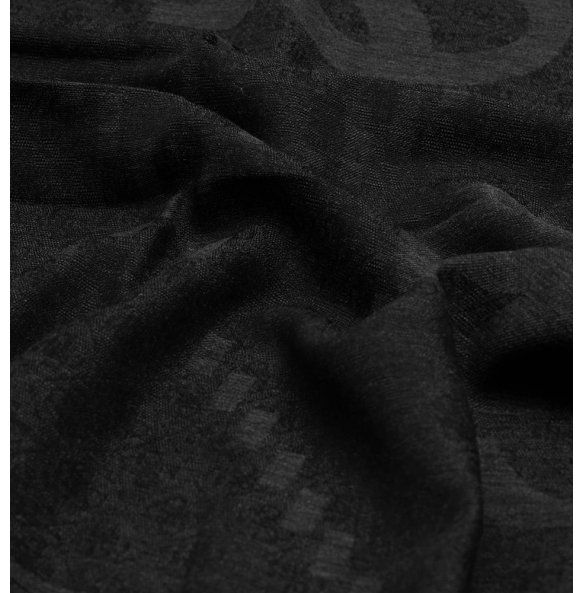 Κασκόλ Guess Scarf Jacquard AM9567POL03 Μαύρο