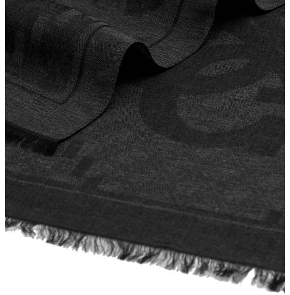 Κασκόλ Guess Scarf Jacquard AM9567POL03 Μαύρο