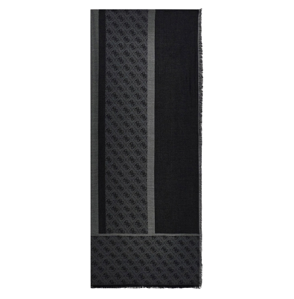 Κασκόλ Guess Boston Scarf Jacquard AM9619MOD03 Μαύρο Κασκόλ Guess Boston Scarf Jacquard AM9619MOD03 Μαύρο