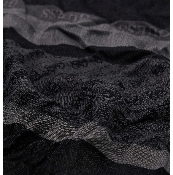 Κασκόλ Guess Boston Scarf Jacquard AM9619MOD03 Μαύρο Κασκόλ Guess Boston Scarf Jacquard AM9619MOD03 Μαύρο