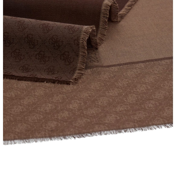 Κασκόλ Guess Boston Scarf Jacquard AM9619MOD03 Καφέ Κασκόλ Guess Boston Scarf Jacquard AM9619MOD03 Καφέ