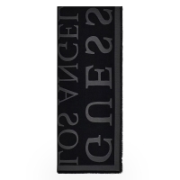Κασκόλ Guess Oslo Scarf Jacquard AM9622MOD03 Μαύρο
