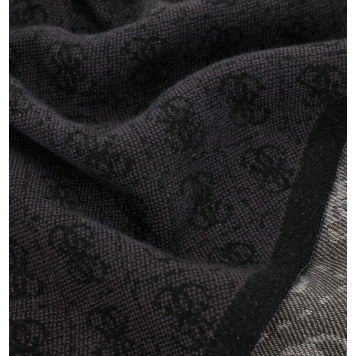 Κασκόλ GUESS Milano Jacquard AM99665POL03 Γκρι