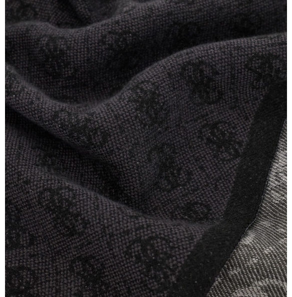Κασκόλ GUESS Milano Jacquard AM99665POL03 Γκρι