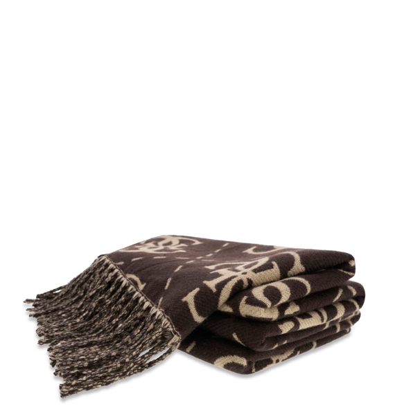Κασκόλ GUESS Boston Jacquard AM9666POL03 Καφέ
