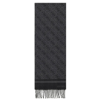 Κασκόλ GUESS Milano Scarf Jacquard AM9670POL03 Μαύρο