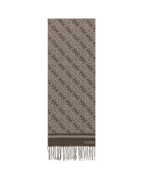 Κασκόλ GUESS Milano Scarf Jacquard AM9670POL03 Καφέ