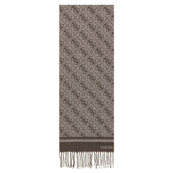 Κασκόλ GUESS Milano Scarf Jacquard AM9670POL03 Καφέ