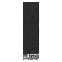 Κασκόλ GUESS Milano Scarf Jacquard AM9678POL03 Μαύρο